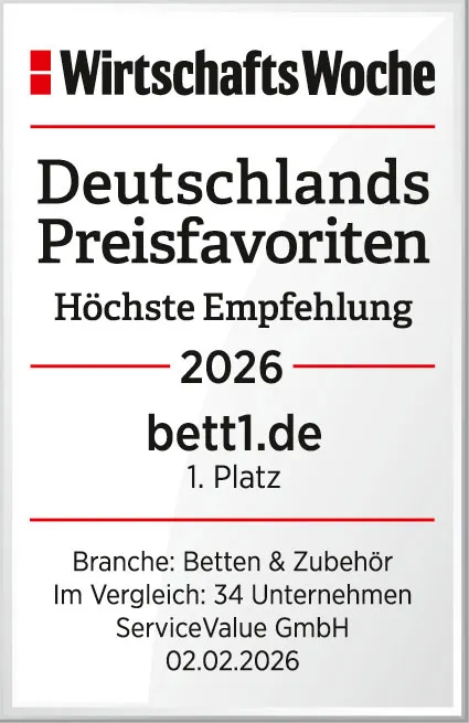 Siegel: Wirtschaftswoche - Deutschlands Preisfavoriten 2026