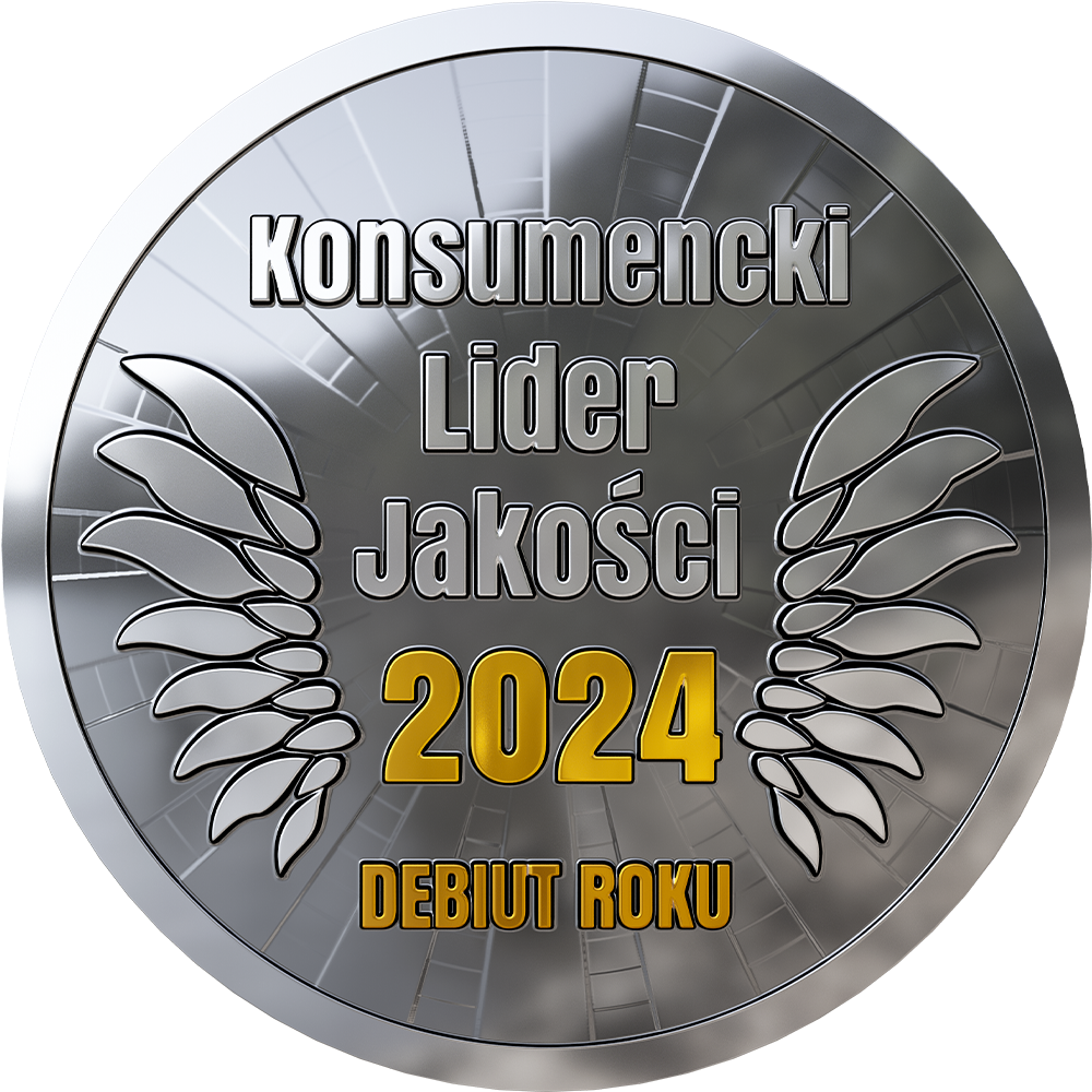 Logo - Konsumencki lider jakości 2024 - Debiut Roku