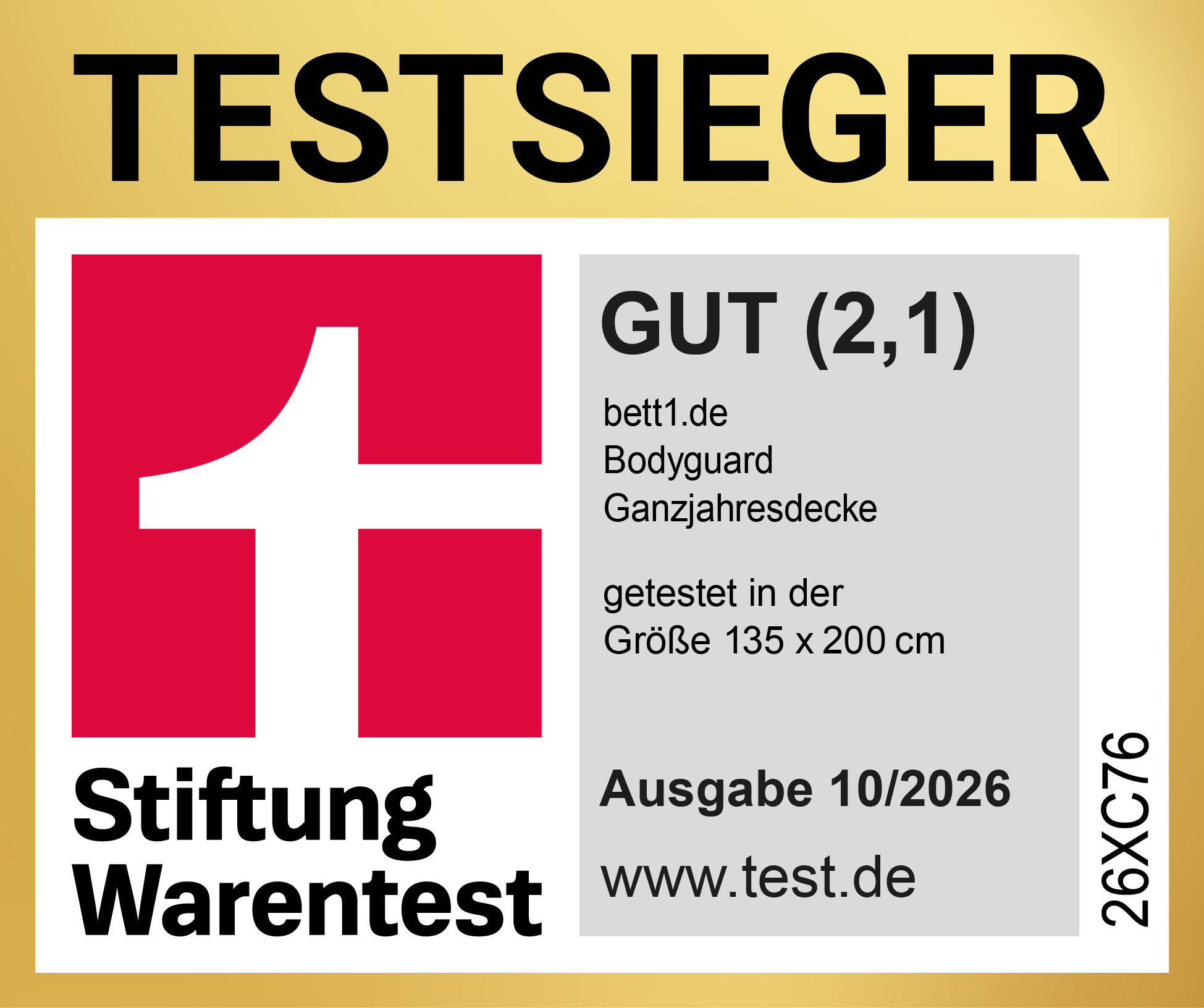 Siegel Stiftung Warentest