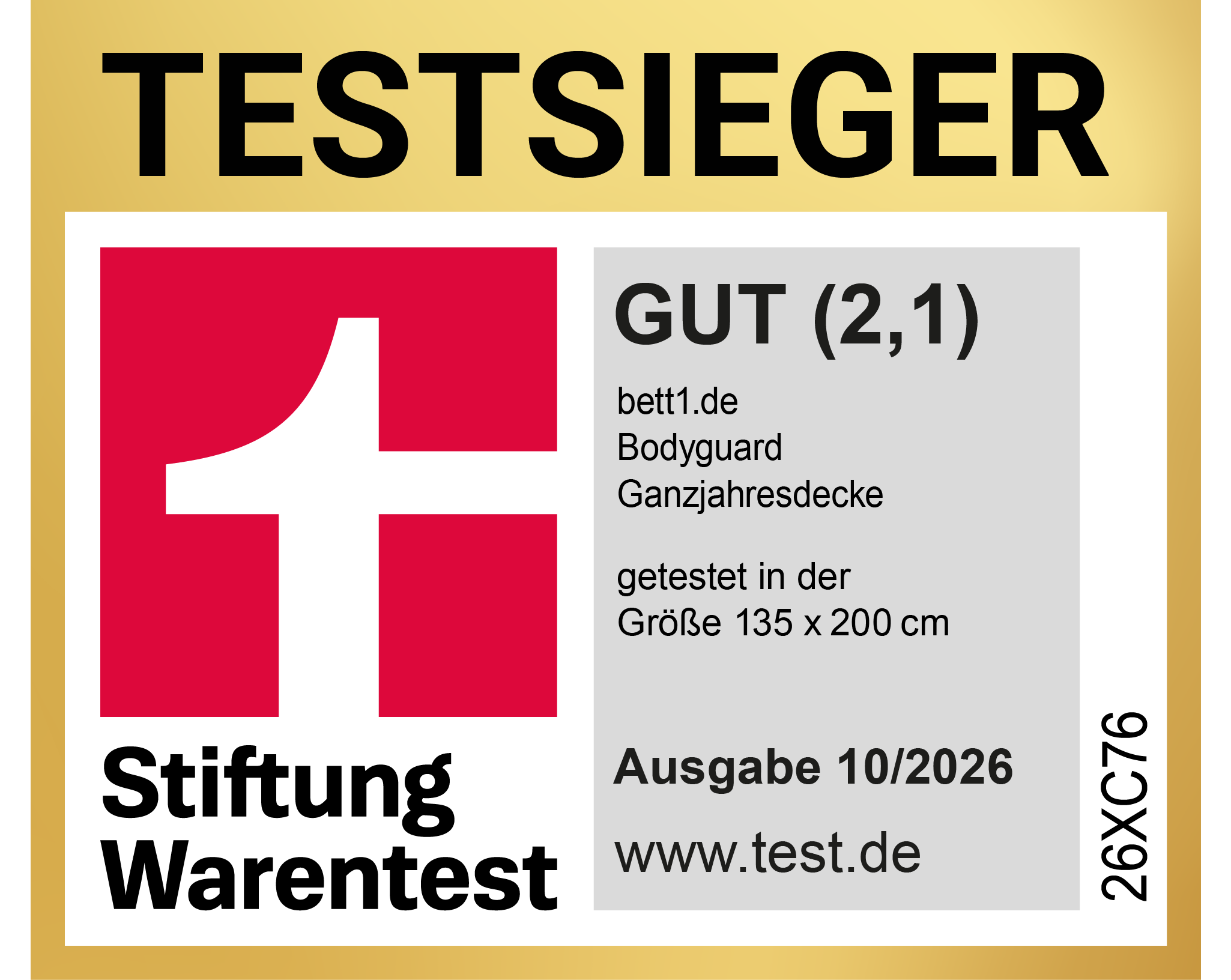 Siegel Stiftung Warentest
